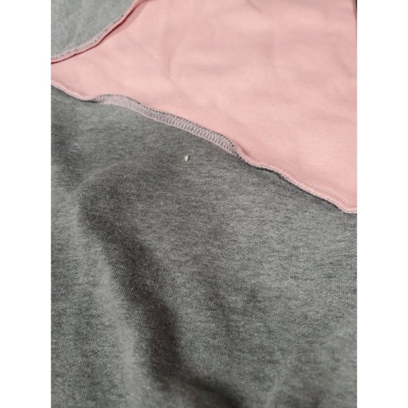 Oversized Long Sleeve Sweatshirt - Wild Fable Pink Color Block XS - Picture 6 of 6